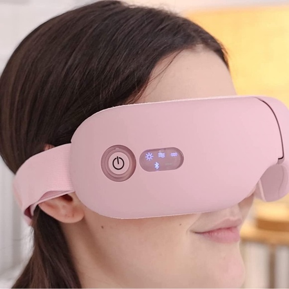 Pro English Voice Control Eye Massager, Heated Eye Mask for for Migraines etc - Picture 1 of 3